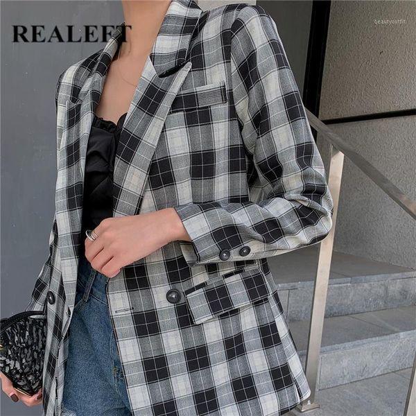autumn winter women plaid blazers and jackets work office lady suit double breasted business female blazer coat 2021 women's suits &, White;black
autumn winter women plaid blazers and jackets work office lady suit double breasted business female blazer coat 2021 women's suits &, White;black