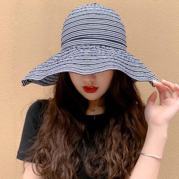 wide brim hats spring summer hat women stripe fishing foldable fisherman cap casual bucket female sunhat lady large brimmed beach, Blue;gray
wide brim hats spring summer hat women stripe fishing foldable fisherman cap casual bucket female sunhat lady large brimmed beach, Blue;gray