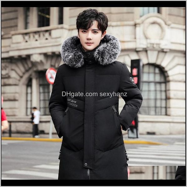 parkas outerwear & coats clothing apparel drop delivery 2021 winter long mens hooded fur collar fashion casual warm white duck down coat jac, Black
parkas outerwear & coats clothing apparel drop delivery 2021 winter long mens hooded fur collar fashion casual warm white duck down coat jac, Black