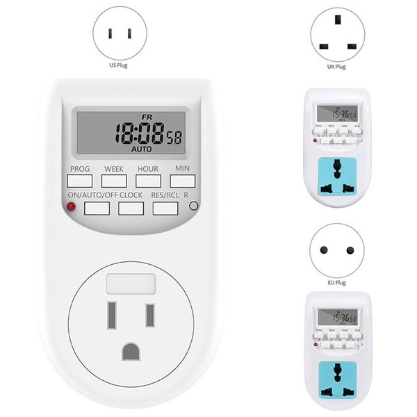 smart power plugs lcd digital programmable timer switch electronic socket household appliances for home garden devices
smart power plugs lcd digital programmable timer switch electronic socket household appliances for home garden devices