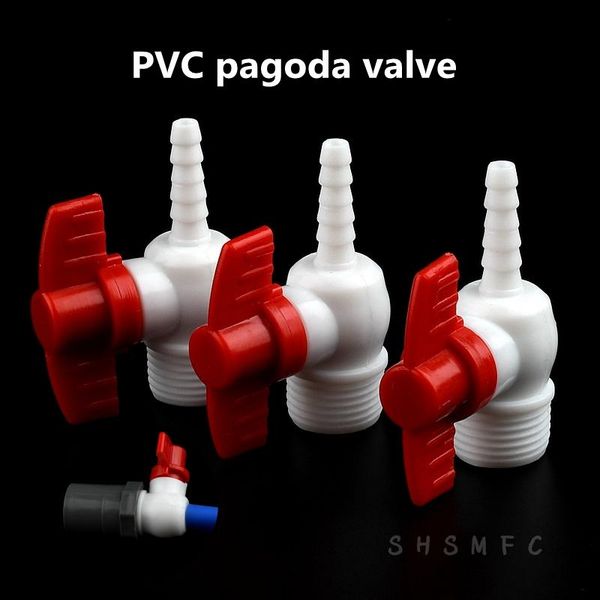 watering equipments 1~100pcs 1/2"-6mm male thread pvc ball valves pagoda connector fish tank oxygenation garden irrigation accessories
watering equipments 1~100pcs 1/2"-6mm male thread pvc ball valves pagoda connector fish tank oxygenation garden irrigation accessories