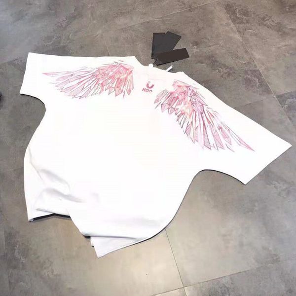t shirt 2021 spring and summer fashion brand boy back gilded wing thread neckline drop shoulder casual couple short sleeve, White
t shirt 2021 spring and summer fashion brand boy back gilded wing thread neckline drop shoulder casual couple short sleeve, White