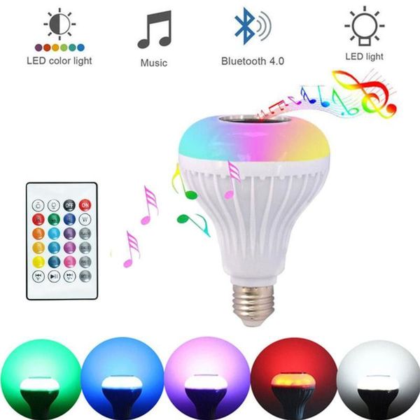smart home control bluetooth speaker led bulb light e27 rgb 12w music playing dimmable colorful wireless lamp with 24 keys remote
smart home control bluetooth speaker led bulb light e27 rgb 12w music playing dimmable colorful wireless lamp with 24 keys remote