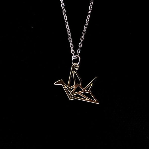 chains gold color thousand paper cranes with gift card hollow out dove origami pigeon long animal necklace bird pendant, Silver
chains gold color thousand paper cranes with gift card hollow out dove origami pigeon long animal necklace bird pendant, Silver
