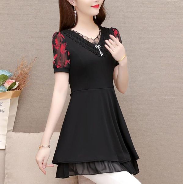 women's t-shirt arrival fashion summer long sleeve loose floral shirt female casual chiffon color plus size elegant printed tshirts, White
women's t-shirt arrival fashion summer long sleeve loose floral shirt female casual chiffon color plus size elegant printed tshirts, White