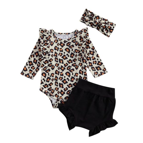 clothing sets 2021 fashion born baby girls clothes leopard long sleeve bodysuit +shorts+headband kids 3pcs, White
clothing sets 2021 fashion born baby girls clothes leopard long sleeve bodysuit +shorts+headband kids 3pcs, White