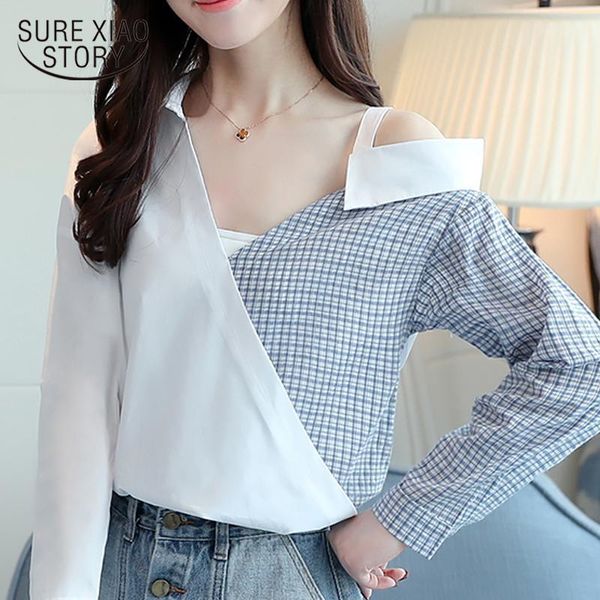 fashion long sleeve women blouse shirt summer off shoulder ladies collar strapless women's clothing d832 30 blouses & shirts, White
fashion long sleeve women blouse shirt summer off shoulder ladies collar strapless women's clothing d832 30 blouses & shirts, White