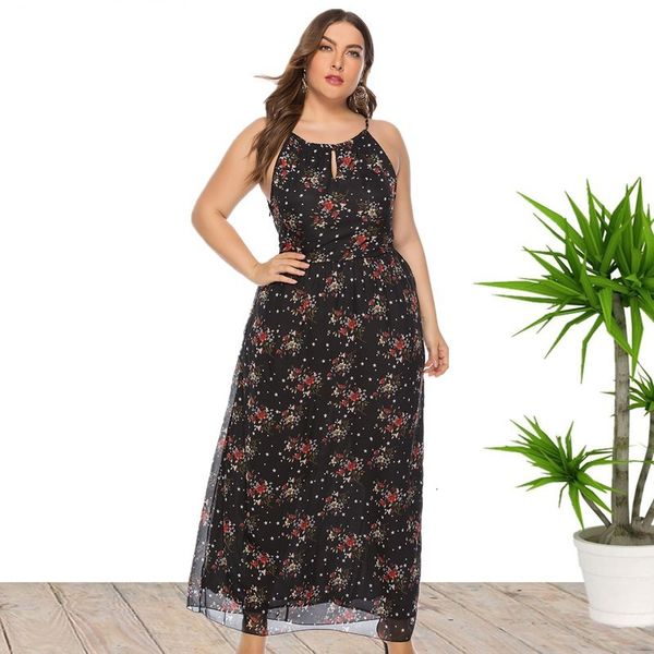 plus size dresses dressed in floral pattern for party, plus size, feminine, , elegant, sleeveless, spaghetti, bohemian, beach, chiffon dress, Black
plus size dresses dressed in floral pattern for party, plus size, feminine, , elegant, sleeveless, spaghetti, bohemian, beach, chiffon dress, Black