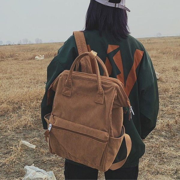 backpack corduroy lapsolid color women casual travel bag student school bags teenager girls fashion large capacity rucksuck
backpack corduroy lapsolid color women casual travel bag student school bags teenager girls fashion large capacity rucksuck
