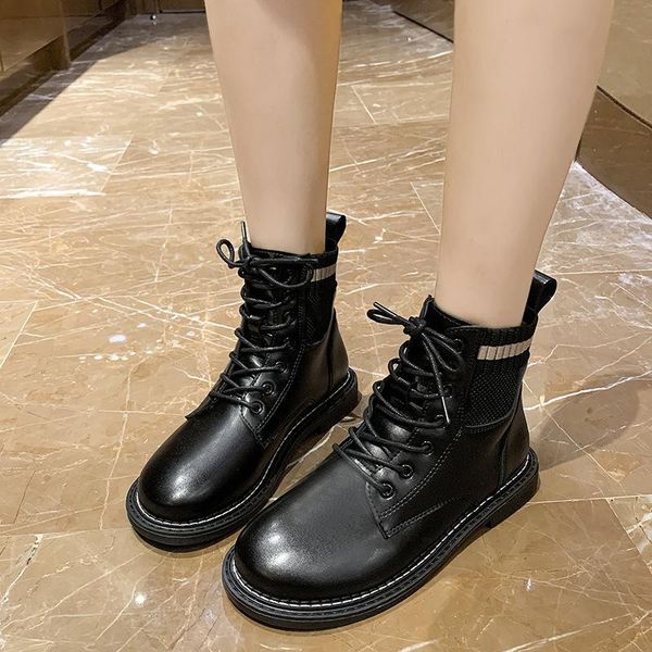 british fashion net red thin women autumn winter boots ins cool and versatile small motorcycle short, Black
british fashion net red thin women autumn winter boots ins cool and versatile small motorcycle short, Black