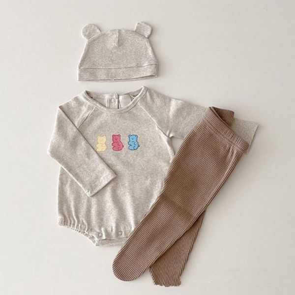 rompers 2021 bear print baby bodysuit fashion cartoon infant long sleeve jumpsuit + hat 2pcs boy clothes cotton girls onesie, Blue
rompers 2021 bear print baby bodysuit fashion cartoon infant long sleeve jumpsuit + hat 2pcs boy clothes cotton girls onesie, Blue