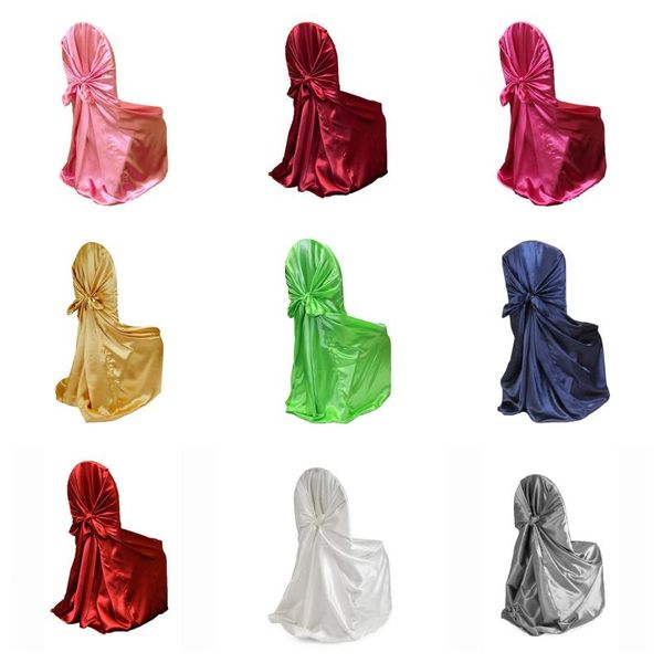 chair covers 50pcs/lot white black satin back self tie for weddings events party birthday home decoration unviersal cover
chair covers 50pcs/lot white black satin back self tie for weddings events party birthday home decoration unviersal cover