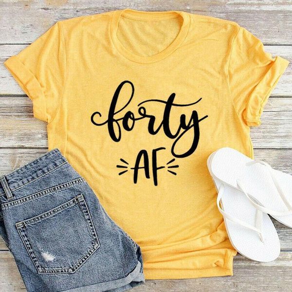 women's t-shirt forty birthday tshirt in 1981 fashion cotton women shirt aesthetic o neck female clothing short sleeve plus size top, White
women's t-shirt forty birthday tshirt in 1981 fashion cotton women shirt aesthetic o neck female clothing short sleeve plus size top, White