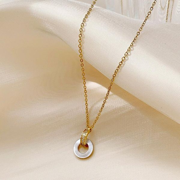 pendant necklaces 2021 korean shell circle necklace simple temperament clavicle chain female jewelry, Silver
pendant necklaces 2021 korean shell circle necklace simple temperament clavicle chain female jewelry, Silver