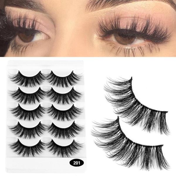 false eyelashes 5 pairs 3d faux mink hair natural wispy lashes handmade eyelash extension big eyes makeup cruelty-free
false eyelashes 5 pairs 3d faux mink hair natural wispy lashes handmade eyelash extension big eyes makeup cruelty-free