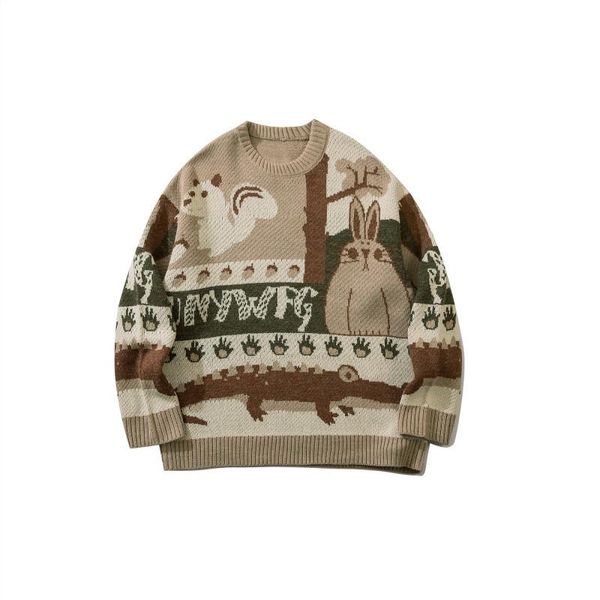 men's sweaters 2021 japan style graphic print harajuku vintage men knitted sweater casual pullovers couple knitwear sueteres para hom, White;black
men's sweaters 2021 japan style graphic print harajuku vintage men knitted sweater casual pullovers couple knitwear sueteres para hom, White;black