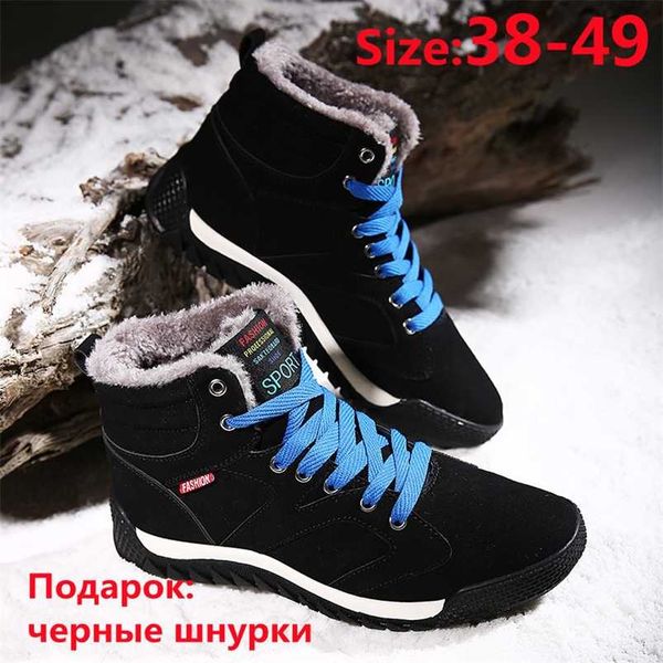 winter plush snow boots warm platfofm for men shoes casual sneakers fashion flat heel cotton male footwear big size 47 48 211106, Black
winter plush snow boots warm platfofm for men shoes casual sneakers fashion flat heel cotton male footwear big size 47 48 211106, Black