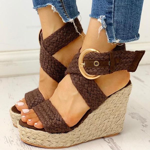 large size 43 bohemian style leisure women wedges shoes 2021 summer sandals party platform high heels woman, Black
large size 43 bohemian style leisure women wedges shoes 2021 summer sandals party platform high heels woman, Black