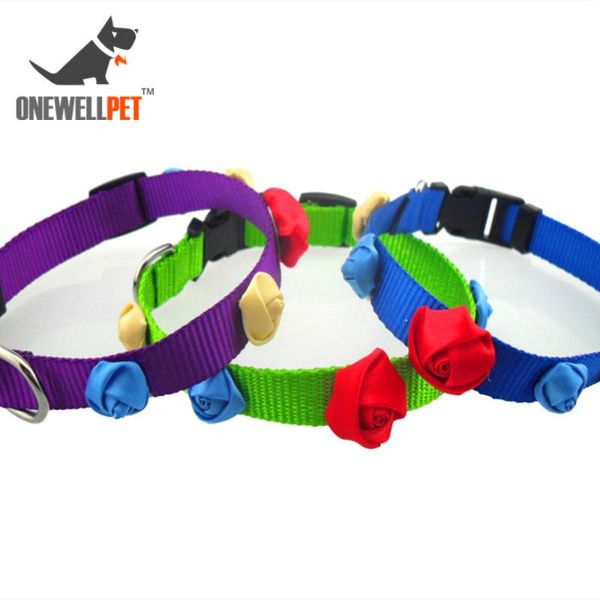 dog collars & leashes oellpet brand nylon collar with flowers and plastic buckle three colors to selected for chihuahua other small pet dogs
dog collars & leashes oellpet brand nylon collar with flowers and plastic buckle three colors to selected for chihuahua other small pet dogs