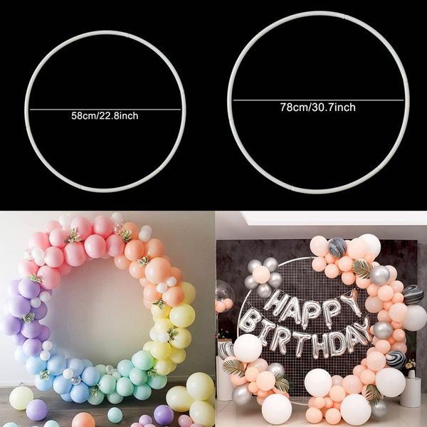 party decoration 58/78cm circle balloon garland arch accessories plastic ring stand frame for wedding birthday background
party decoration 58/78cm circle balloon garland arch accessories plastic ring stand frame for wedding birthday background