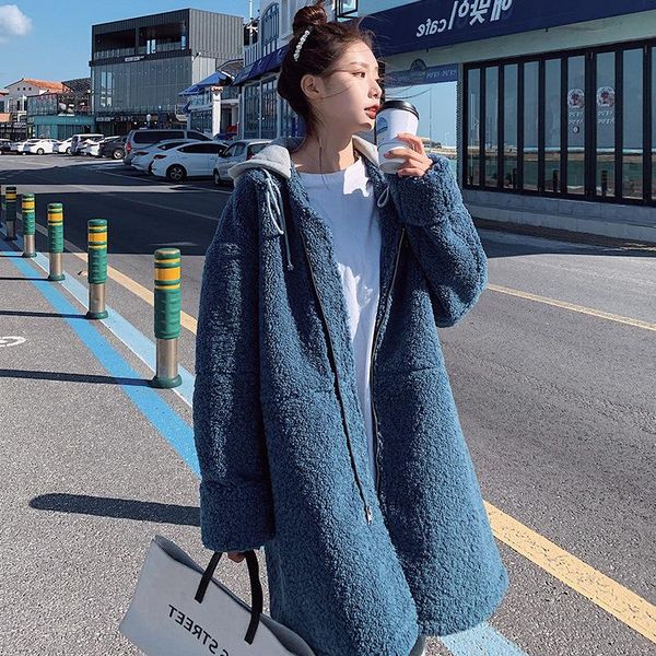 winter women's jacket young fashion trends all-match solid hooded long sleeve zipper padded warm loose coat trench coats, Tan;black
winter women's jacket young fashion trends all-match solid hooded long sleeve zipper padded warm loose coat trench coats, Tan;black