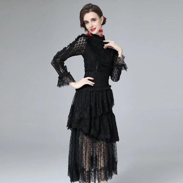 casual dresses sq10389 fashion women 2022 spring dress luxury european design party style, Black;gray
casual dresses sq10389 fashion women 2022 spring dress luxury european design party style, Black;gray