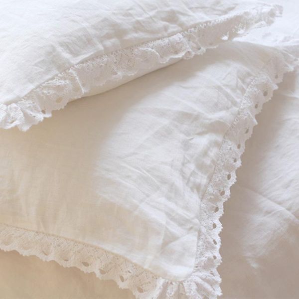 pillow case mcao one piece elegant white cutwork lace pure linen matching pillowcase bedding crochet eyelet ruffled sham cover tj3962
pillow case mcao one piece elegant white cutwork lace pure linen matching pillowcase bedding crochet eyelet ruffled sham cover tj3962