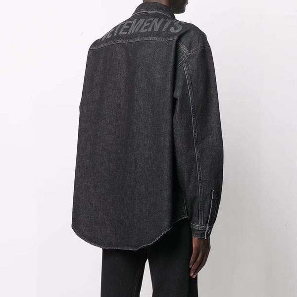 men's casual shirts black vetements denim jacket women 1:1 high-quality big behind cowboy vtm coat jean mens clothing streetwear c21m, White;black
men's casual shirts black vetements denim jacket women 1:1 high-quality big behind cowboy vtm coat jean mens clothing streetwear c21m, White;black