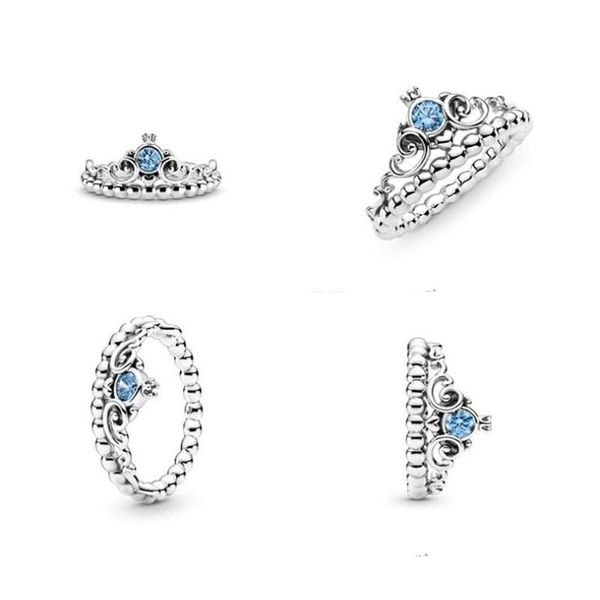 cluster rings pan 925 silver cinderella's gift blue crown ring women's wedding fashion romantic jewelry, Golden;silver
cluster rings pan 925 silver cinderella's gift blue crown ring women's wedding fashion romantic jewelry, Golden;silver