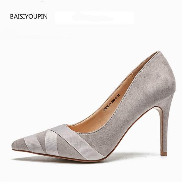 dress shoes fashion shallow women pumps good quality four seasons 9cm high heels pointed toe office career super female, Black
dress shoes fashion shallow women pumps good quality four seasons 9cm high heels pointed toe office career super female, Black