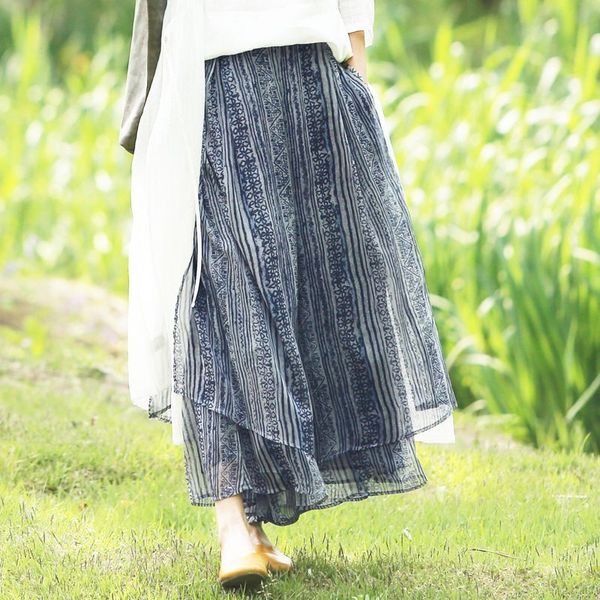 skirts spring summer arts style women high waist vintage print loose casual tencel a-line long skirt m196 1bsz, Black
skirts spring summer arts style women high waist vintage print loose casual tencel a-line long skirt m196 1bsz, Black