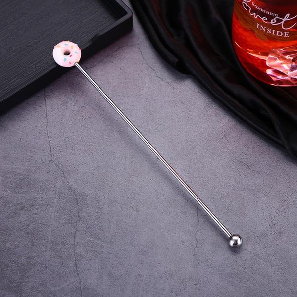 stainless steel doughnut stirring sticks tea cocktail mixing spoons long handle for bar
stainless steel doughnut stirring sticks tea cocktail mixing spoons long handle for bar