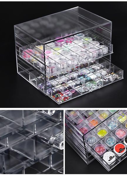100/120 grids transparent acrylic nail art decoration accessories beads storage case cosmetic jewelry box drawer organizers boxes & bins
100/120 grids transparent acrylic nail art decoration accessories beads storage case cosmetic jewelry box drawer organizers boxes & bins