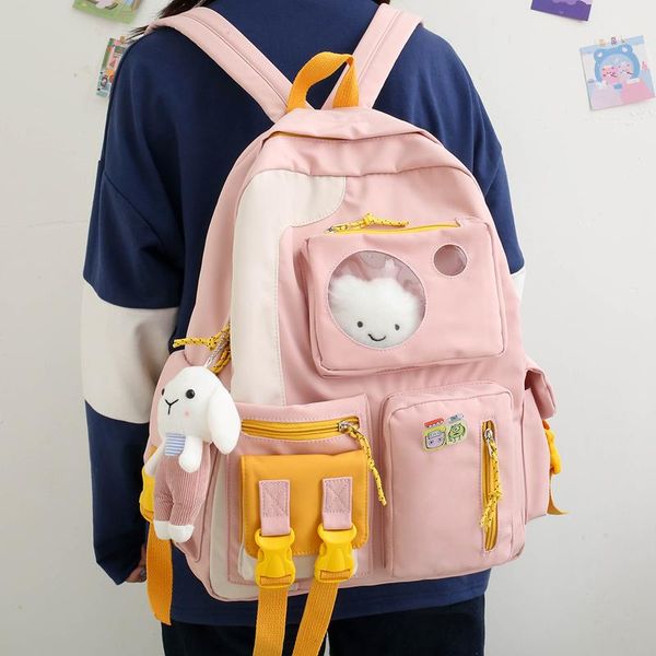 cute woman backpack women large capacity simple school bags for teenage girls female korean harajuku student bookbag aa28
cute woman backpack women large capacity simple school bags for teenage girls female korean harajuku student bookbag aa28