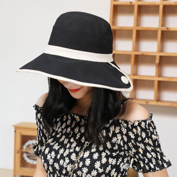 wide brim hats european and american female hat spring summer double-sided fisherman outdoor fashion sun, Blue;gray
wide brim hats european and american female hat spring summer double-sided fisherman outdoor fashion sun, Blue;gray
