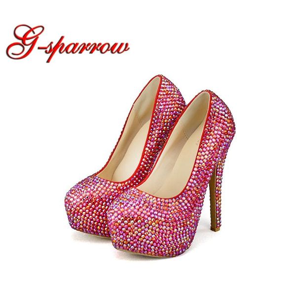dazzle sparkling crystal wedding shoes high heels red ab prom performance pumps ceremony handmade bride shoe dress, Black
dazzle sparkling crystal wedding shoes high heels red ab prom performance pumps ceremony handmade bride shoe dress, Black