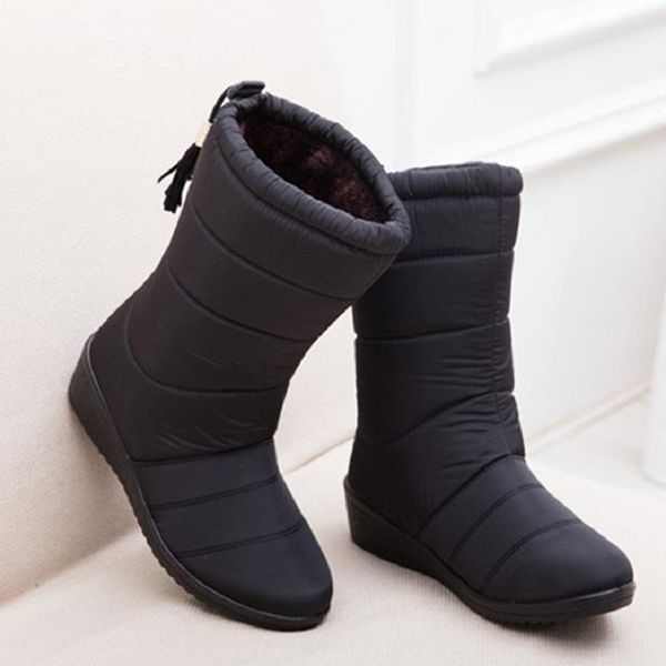 boots women female down winter waterproof warm ankle snow ladies shoes woman fur botas mujer casual booties, Black
boots women female down winter waterproof warm ankle snow ladies shoes woman fur botas mujer casual booties, Black