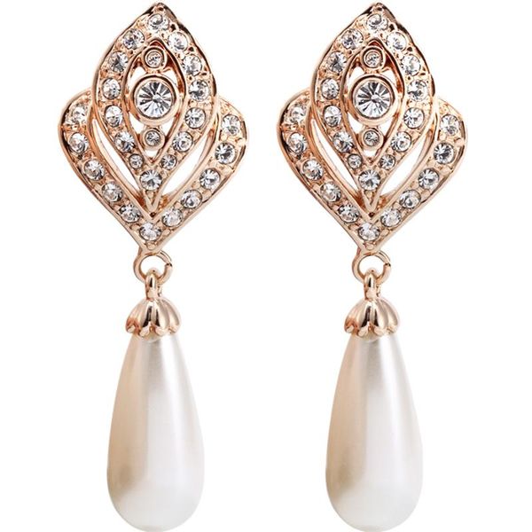 clip-on & screw back idestiny clip pearl long earrings with no piercing for women fashion white gold color plated wedding party earing jewel, Silver
clip-on & screw back idestiny clip pearl long earrings with no piercing for women fashion white gold color plated wedding party earing jewel, Silver