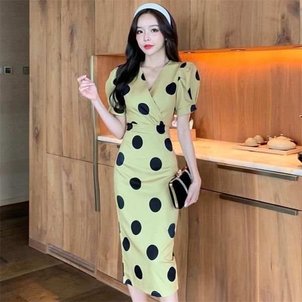 korean slim slimming avocado green wave dot lace waist dress knee-length sheath casual natural 210416, Black;gray
korean slim slimming avocado green wave dot lace waist dress knee-length sheath casual natural 210416, Black;gray