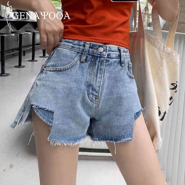 genayooa ripped denim summer low waisted shorts for irregular casual loose women jeans short korean style 210417, White;black
genayooa ripped denim summer low waisted shorts for irregular casual loose women jeans short korean style 210417, White;black