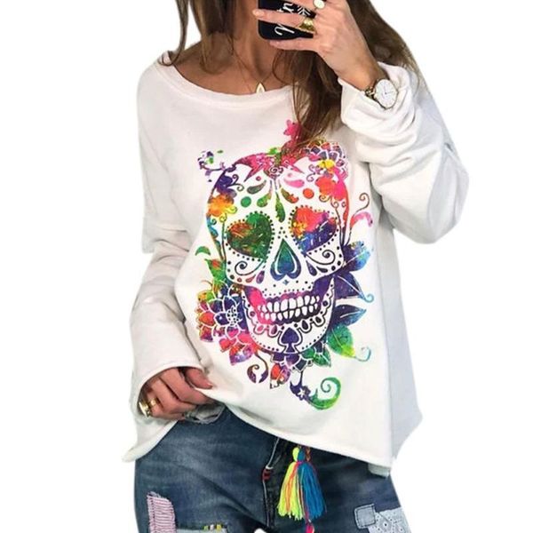 women's hoodies & sweatshirts vicabo scard skull printed sweatshirt women autumn plus size long sleeve casual outfits crewneck fashion, Black
women's hoodies & sweatshirts vicabo scard skull printed sweatshirt women autumn plus size long sleeve casual outfits crewneck fashion, Black