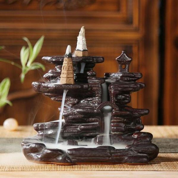 fragrance lamps creative home decor backflow tower incense burner ceramic monk censer decoration use in teahouse
fragrance lamps creative home decor backflow tower incense burner ceramic monk censer decoration use in teahouse
