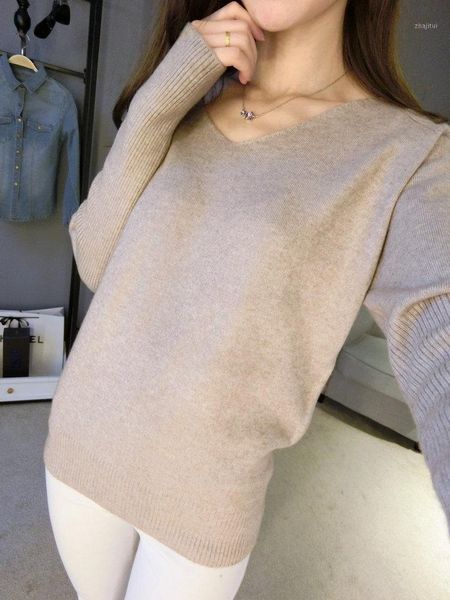 fashion pure cashmere sweater women pullovers basic shirt big v-neck women's sweaters, White;black
fashion pure cashmere sweater women pullovers basic shirt big v-neck women's sweaters, White;black