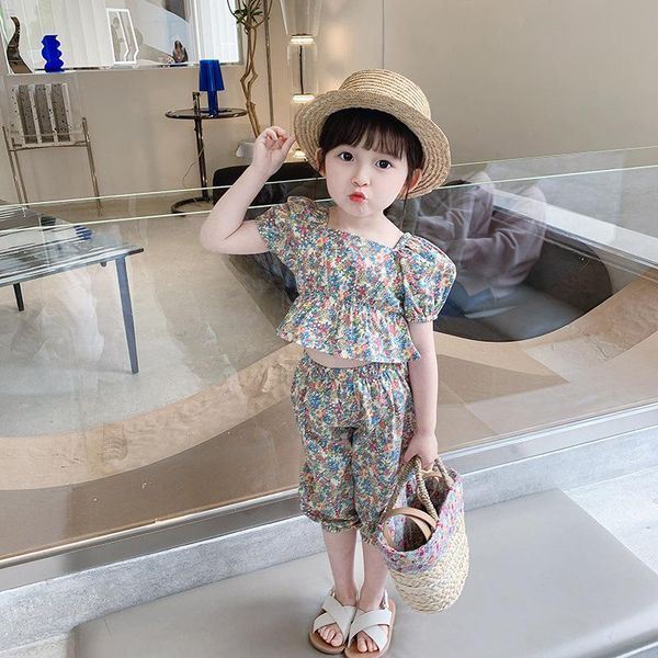 clothing sets girls summer cotton suit 2021 children puff short sleeve virgin baby floral pullover with seven cent pant two-piece set, White
clothing sets girls summer cotton suit 2021 children puff short sleeve virgin baby floral pullover with seven cent pant two-piece set, White