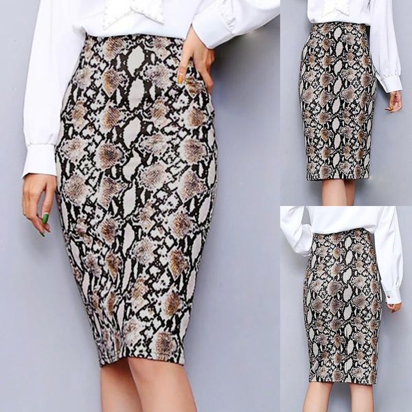 skirts womail women's fashion half-length skirt serpentine printed step package high-waisted split hip short pencil mujer faldas, Black
skirts womail women's fashion half-length skirt serpentine printed step package high-waisted split hip short pencil mujer faldas, Black