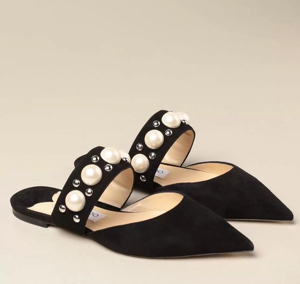 2022 elegant brands basette slippers women sandals flats black suede nude leather point-toe bridal wedding dress pointed toe pearls & studs
2022 elegant brands basette slippers women sandals flats black suede nude leather point-toe bridal wedding dress pointed toe pearls & studs