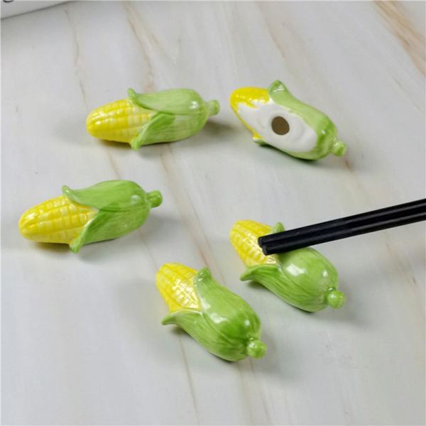 chopsticks 1pc japenese style corn shape ceramic chopstick holder fork tableware stand diy home kitchen supplies
chopsticks 1pc japenese style corn shape ceramic chopstick holder fork tableware stand diy home kitchen supplies