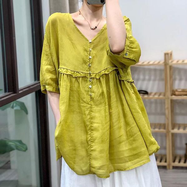 women's blouses & shirts large size women shirt summer loose casual pullovers blouse 2021 ladies v-neck short sleeve spliced all-match, White
women's blouses & shirts large size women shirt summer loose casual pullovers blouse 2021 ladies v-neck short sleeve spliced all-match, White