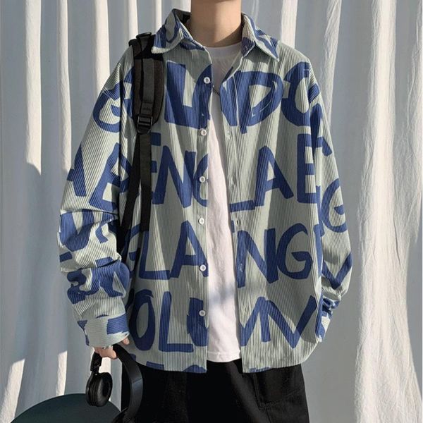 men's jackets corduroy shirt long-sleeved korean loose ins trend all-match hong kong style japanese spring and autumn jacket, Black;brown
men's jackets corduroy shirt long-sleeved korean loose ins trend all-match hong kong style japanese spring and autumn jacket, Black;brown