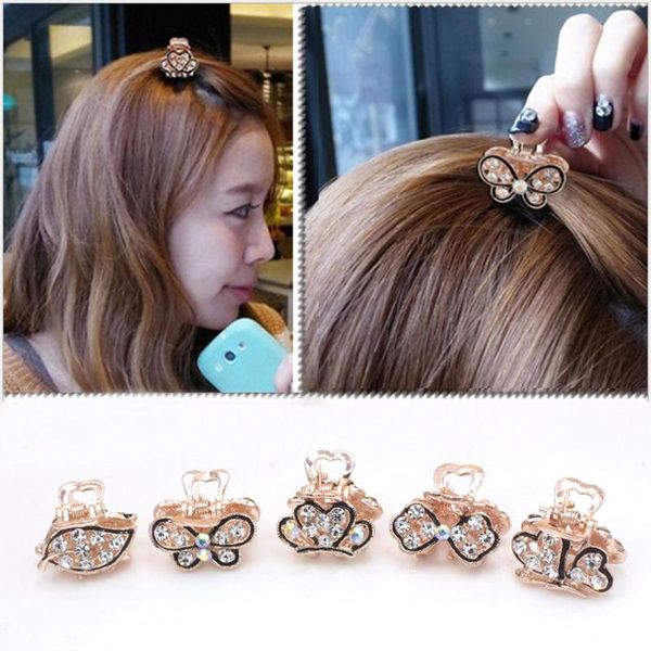 hair clips & barrettes fashion girl crystal claw butterfly heart shapes rhinestone hairpin crab women jewelry accessories, Golden;silver
hair clips & barrettes fashion girl crystal claw butterfly heart shapes rhinestone hairpin crab women jewelry accessories, Golden;silver